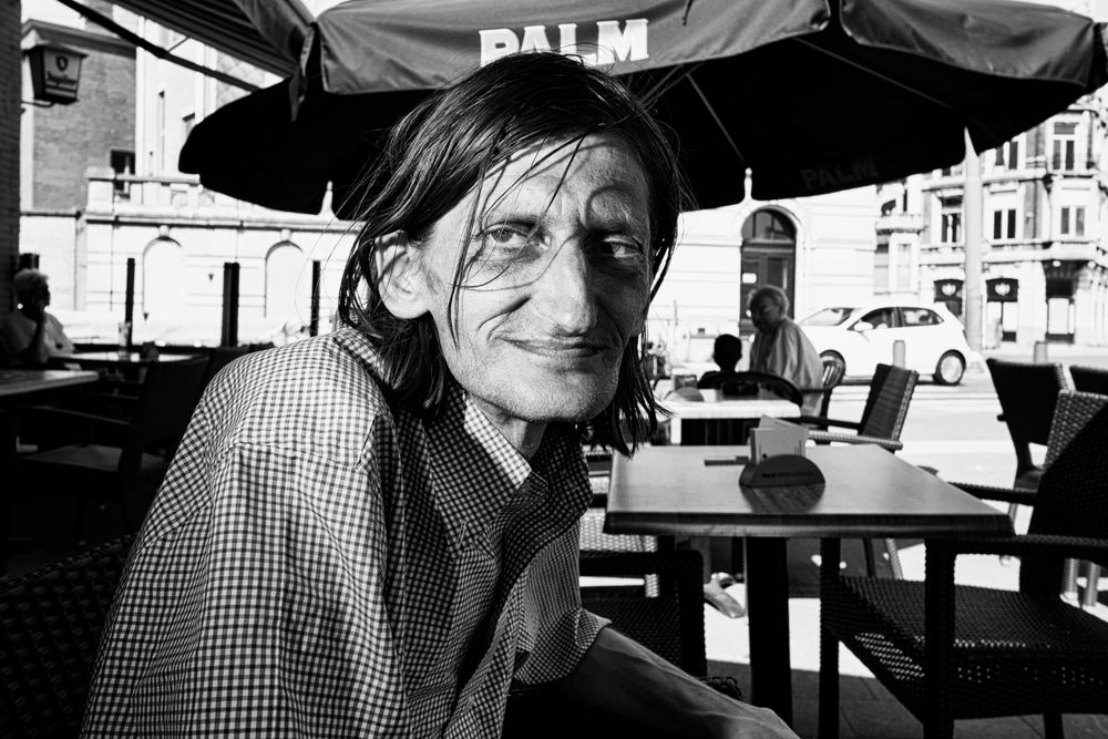 People on the streets of Antwerp.