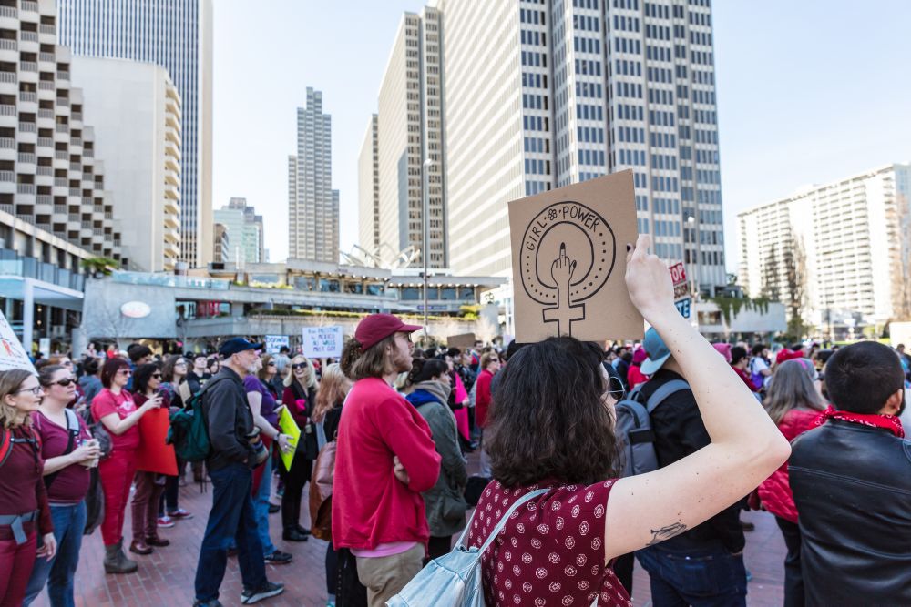 A Day Without Women March - San Francisco - March 08, 2017