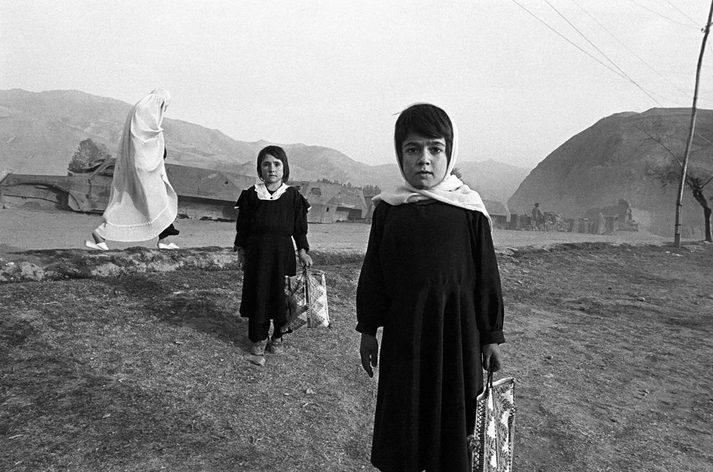 TWILIGHT, BURKHAS and DUST -Northern Afghanistan, October 2001