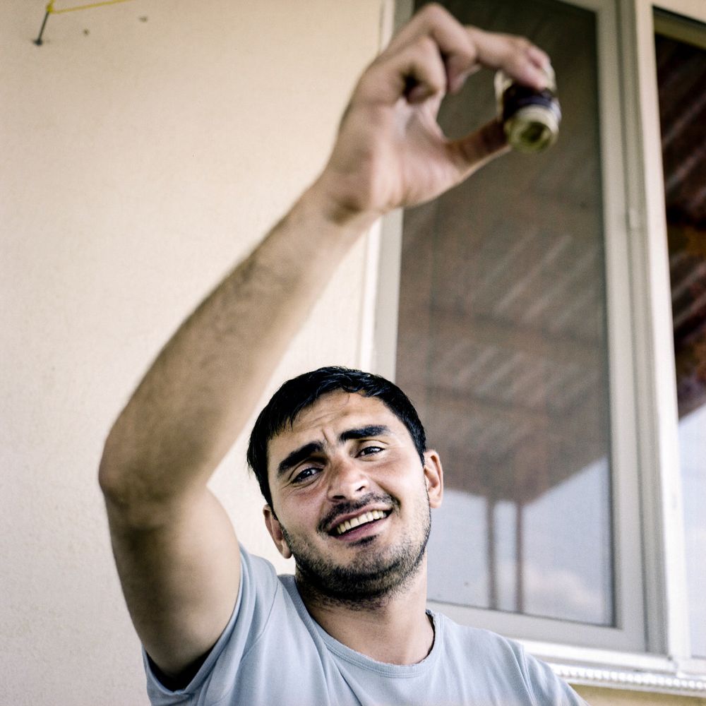 Georgian IDP in Tserovani 
