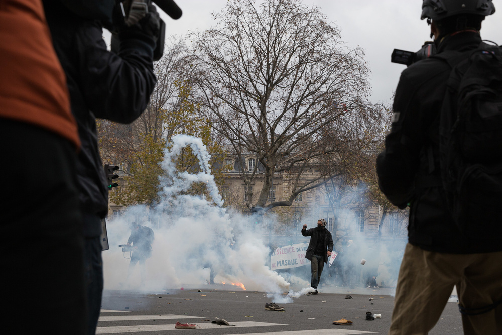 Demonstration in Paris.