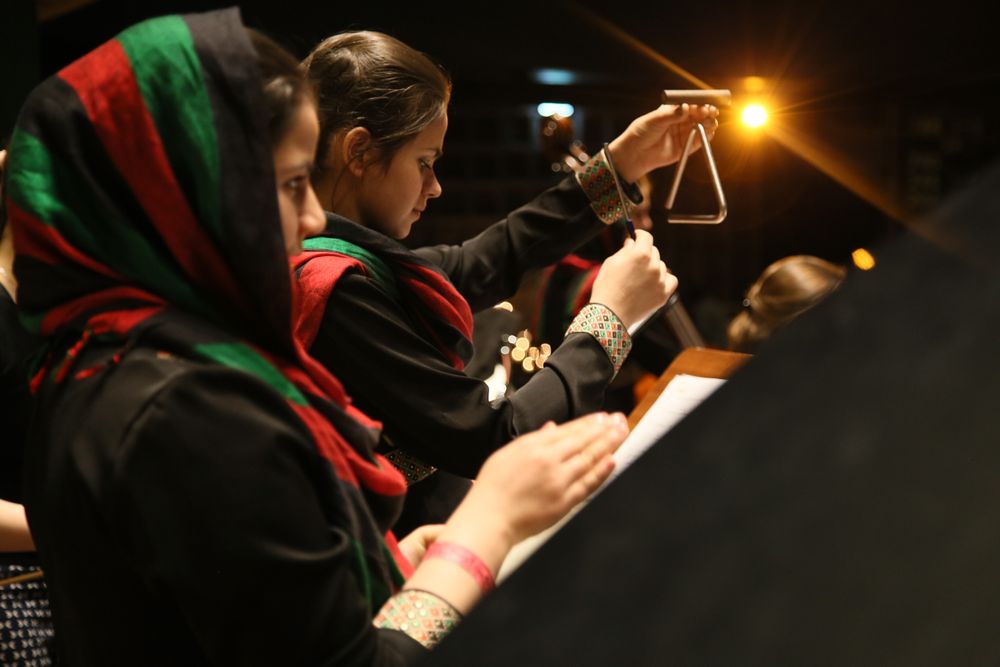 The "Zohra" tour,  first female Afghan orchestra