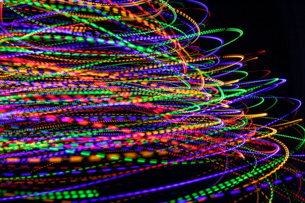 Lichtspuren - experimentelle Fotografie