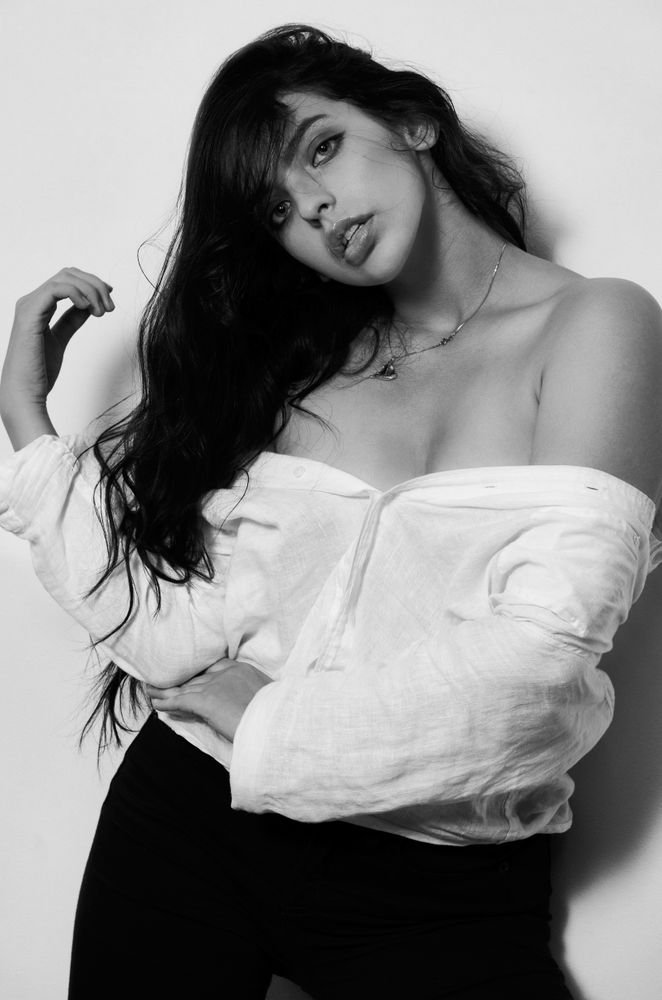 Eye contact is fleeting.