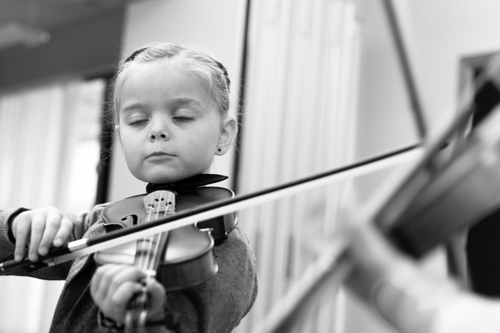 Learning to play the violin