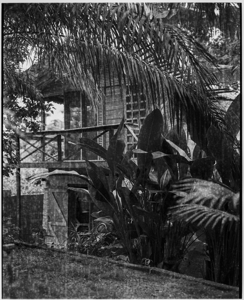 Busua on black and white film
