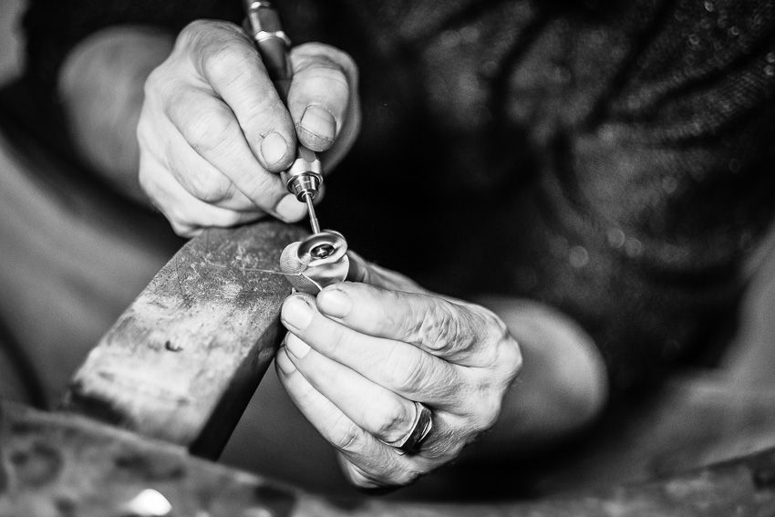 Jewellery design workshop. 
