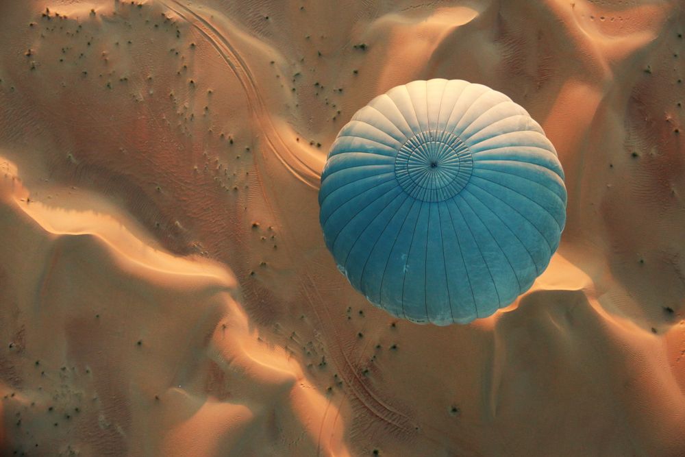 Balloon Over the Desert