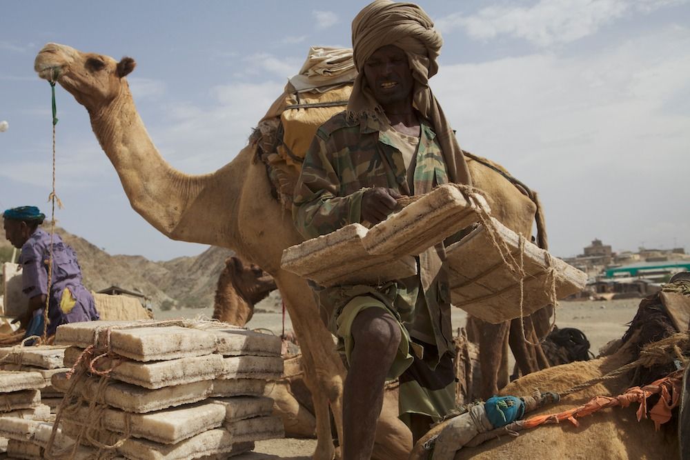 Salt workers of the Danakil Depression, Ethiopia