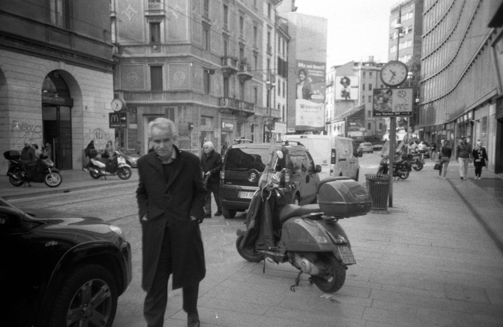 People and dogs around Milan