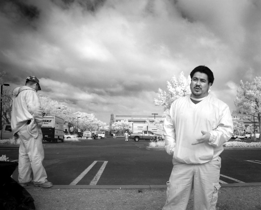 Waiting for Work at Home Depot