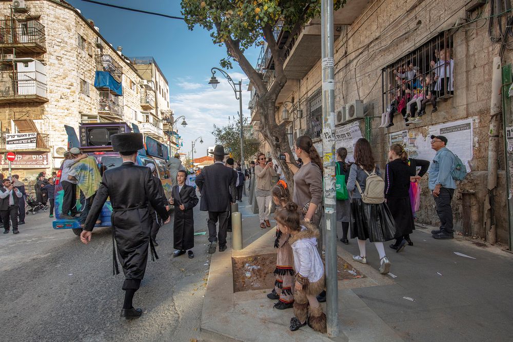 Purim Festival at Mea Shearim