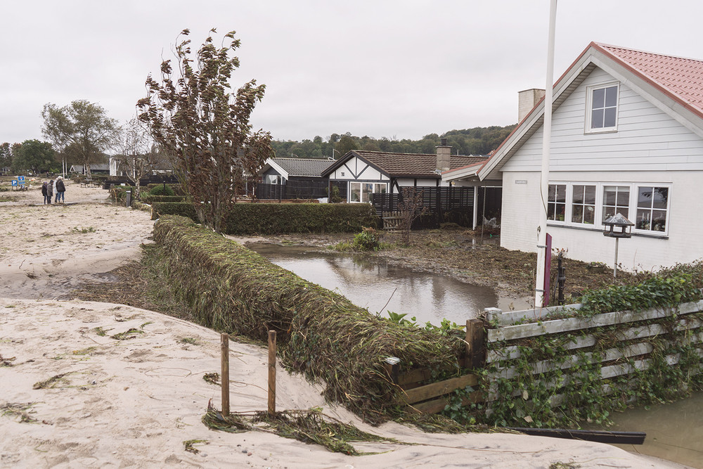 Storm surge 2023 - Binderup beach 