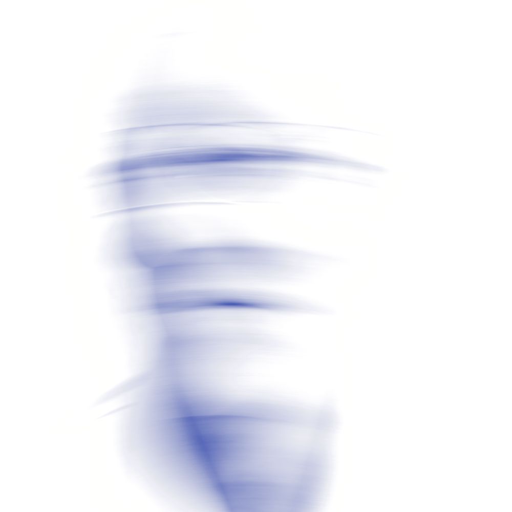 Blue portrait