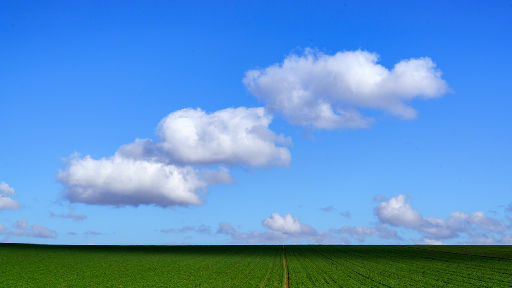 Hill scenery - from autumn to winter -