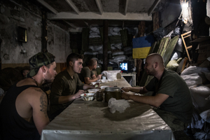 On the frontlines of the war in Ukraine