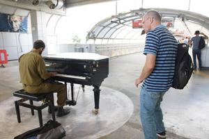 Recital at the Railway Station