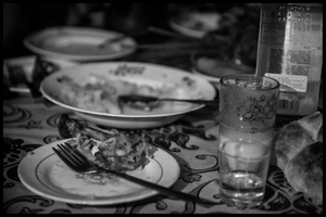 Finished eating.