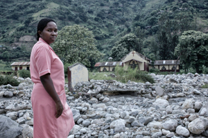 Florence Kemigisha  - from a series HOMELESS NURSESraging water, the human factor