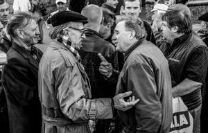 Which way will the nation go? Celebrants argue on the direction of Ukraine's future after Maidan  victory