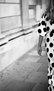 Girl in pois