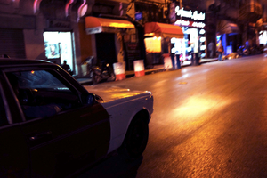 Car at night