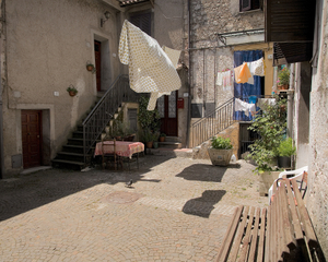 Fiuggi, Inner Courtyard