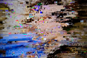 The image formed by noise on the TV screen _ Mozart