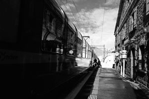 Radiography of a journey. Bernina Express from Tirano to St. Moritz