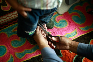 Removing the “fetters”, Kazakh ritual, Altay.