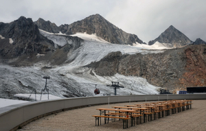The glacier.