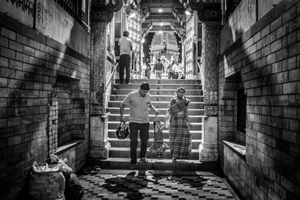Krishna temple exit