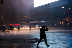 New York rain