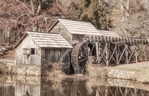Maybry Mill in Fall Season