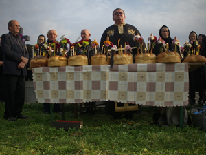 prayer spoken in the Orthodox cemetery for the dead,negresti oas,Romania