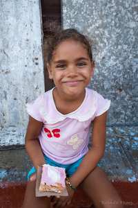 Girl with Cake, Havana.