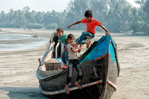 Children Of St Martins Island Bangladesh