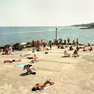 Sunbath at Ardenza, Livorno, Italy