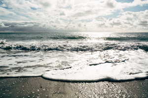 Foamy waters