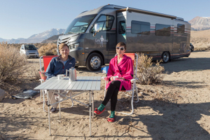 Jason & Nikki, Full-timers. Mono Lake, CA.©David Gardner