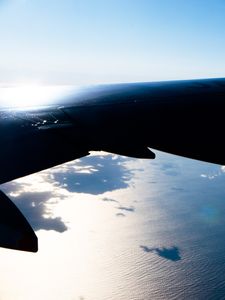 From the plane window