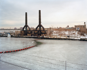Former Morgan Oil Terminals Corporation, 200 Morgan Avenue from the end of Stagg Street, East Williamsburg, Brooklyn, looking southwest