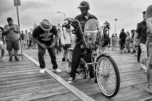 Moped President, Santa Monica Pier