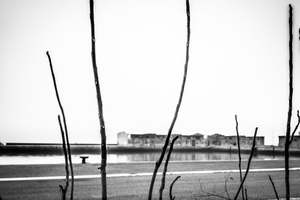 buildings on the pier