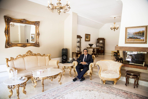 Iranian living room in London,Keivan Forushian, Merchant