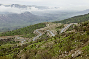 A mountain view near the city of Erbil. © Tom Verbruggen