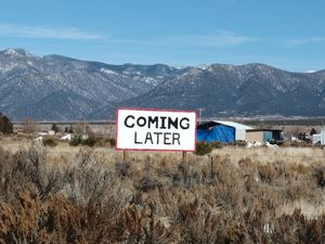 outskirts, Taos, NM, 2020,