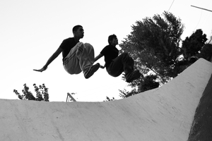 Parkour; play to display