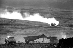 Jeep Arriving in Feraa
