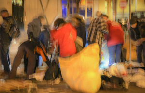 People in motion
